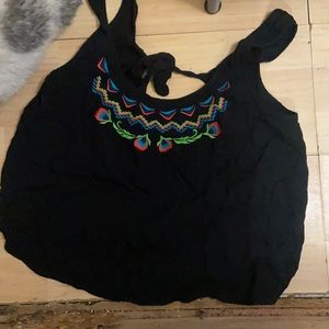 Black Crop Top